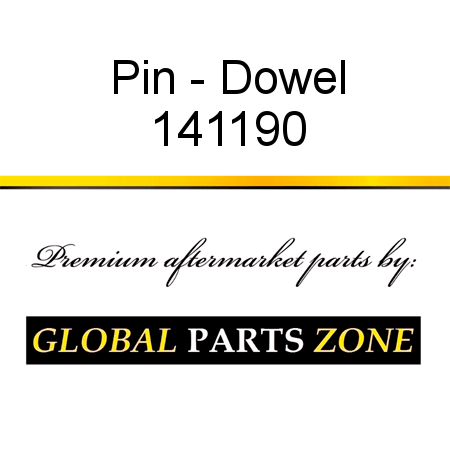 Pin - Dowel 141190