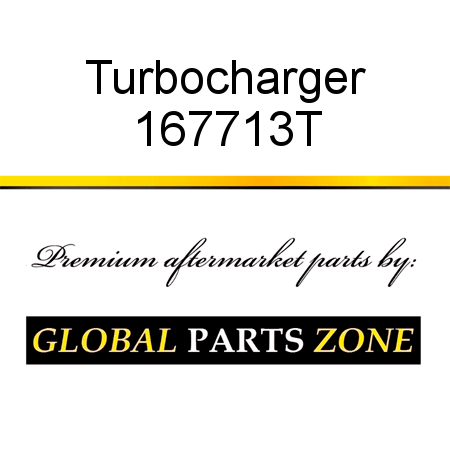 Turbocharger 167713T