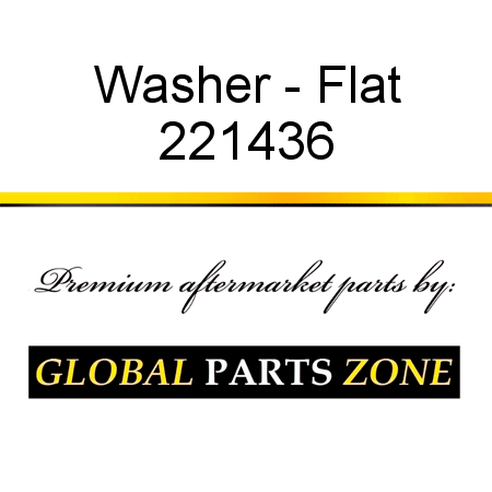 Washer - Flat 221436
