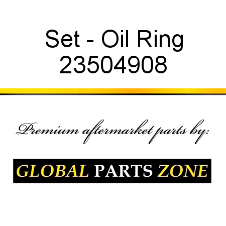 Set - Oil Ring 23504908