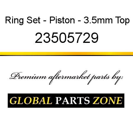 Ring Set - Piston - 3.5mm Top 23505729
