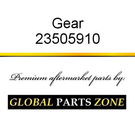 Gear 23505910