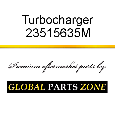 Turbocharger 23515635M