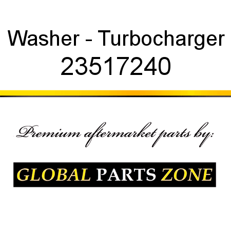 Washer - Turbocharger 23517240
