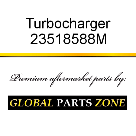Turbocharger 23518588M