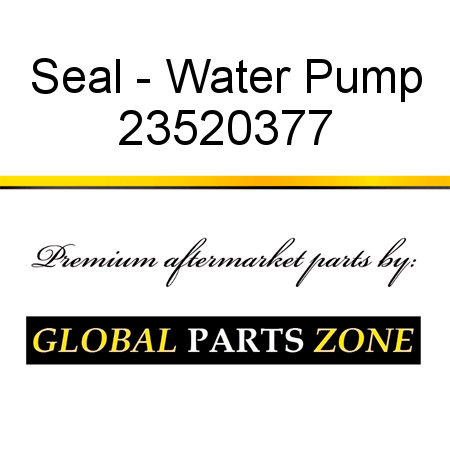 Seal - Water Pump 23520377