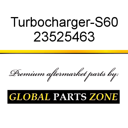 Turbocharger-S60 23525463