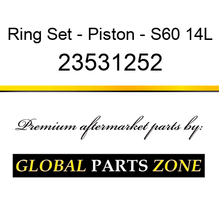 Ring Set - Piston - S60 14L 23531252