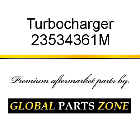 Turbocharger 23534361M