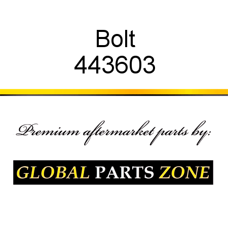 Bolt 443603