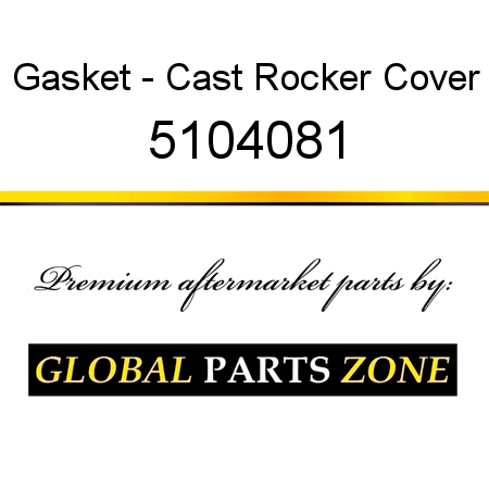 Gasket - Cast Rocker Cover 5104081