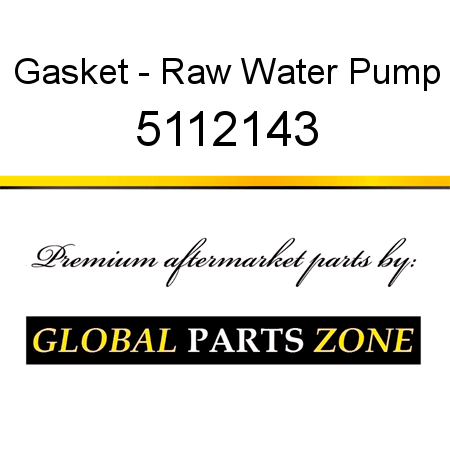 Gasket - Raw Water Pump 5112143