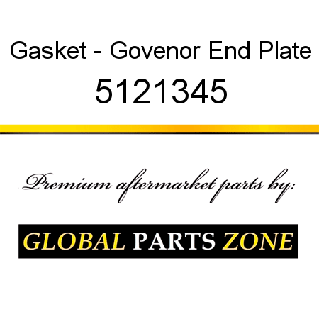 Gasket - Govenor End Plate 5121345