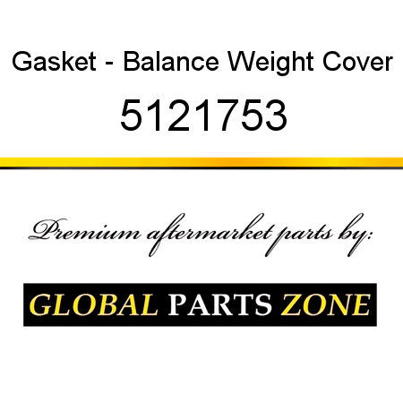 Gasket - Balance Weight Cover 5121753
