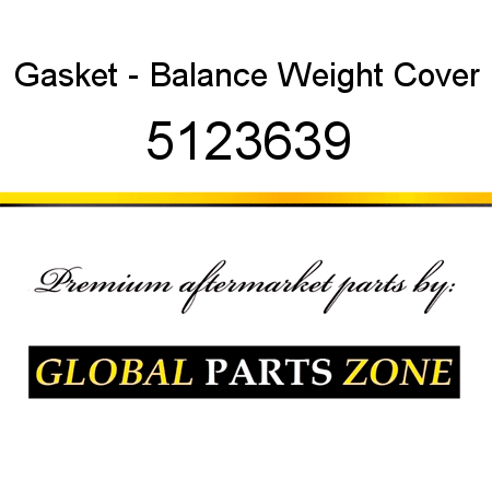 Gasket - Balance Weight Cover 5123639