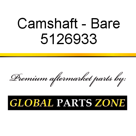 Camshaft - Bare 5126933