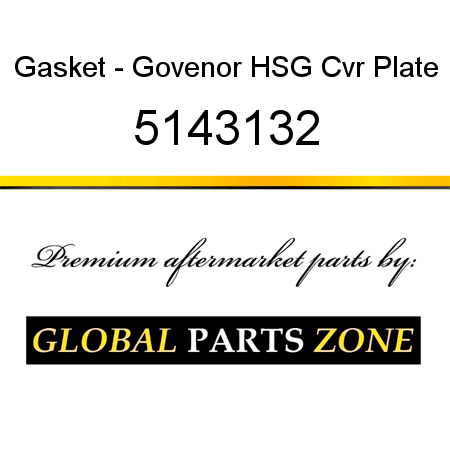 Gasket - Govenor HSG Cvr Plate 5143132