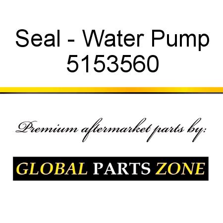 Seal - Water Pump 5153560