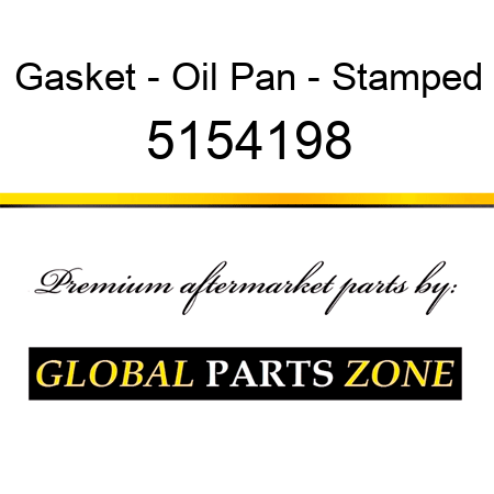Gasket - Oil Pan - Stamped 5154198