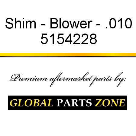 Shim - Blower - .010 5154228