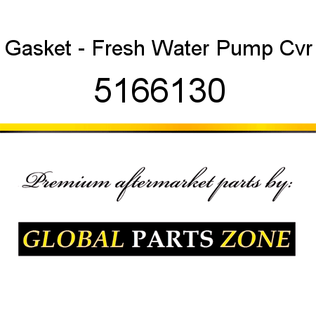 Gasket - Fresh Water Pump Cvr 5166130