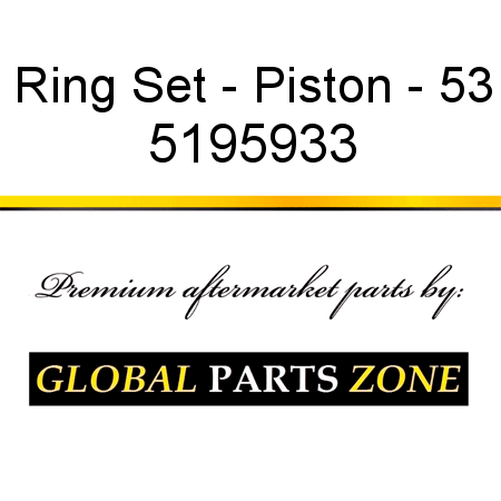 Ring Set - Piston - 53 5195933