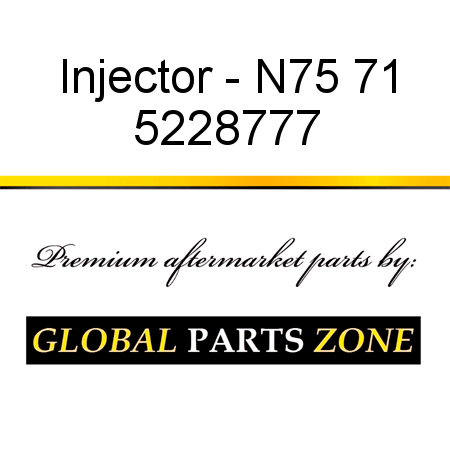 Injector - N75 71 5228777