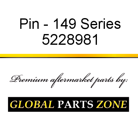Pin - 149 Series 5228981