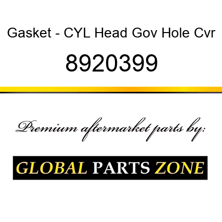 Gasket - CYL Head Gov Hole Cvr 8920399