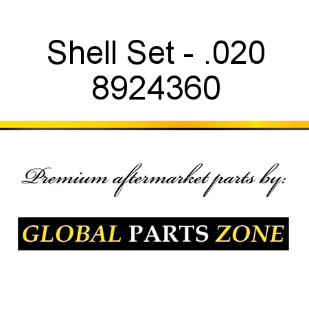 Shell Set - .020 8924360