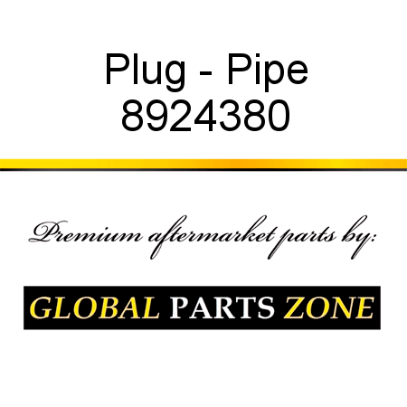 Plug - Pipe 8924380