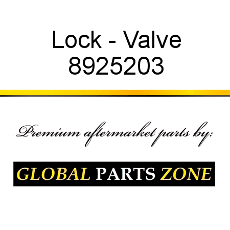 Lock - Valve 8925203
