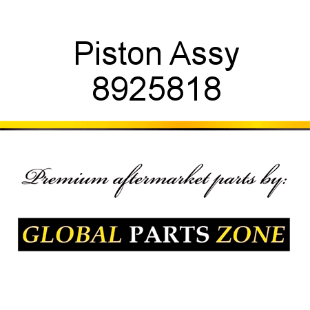 Piston Assy 8925818