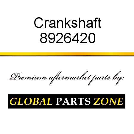 Crankshaft 8926420