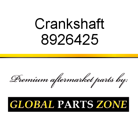 Crankshaft 8926425