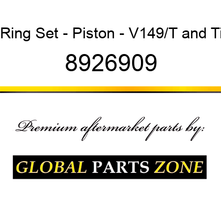 Ring Set - Piston - V149/T&Ti 8926909