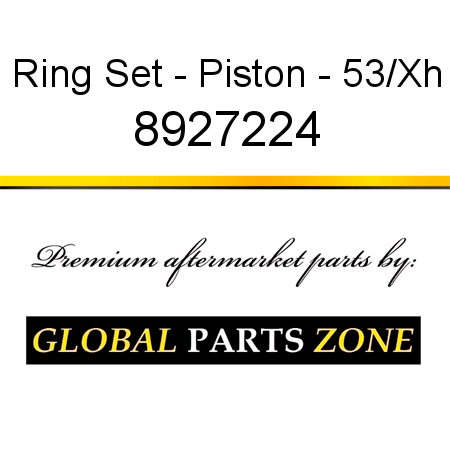 Ring Set - Piston - 53/Xh 8927224