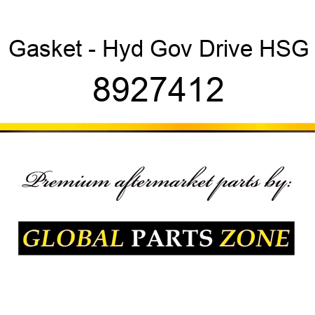 Gasket - Hyd Gov Drive HSG 8927412