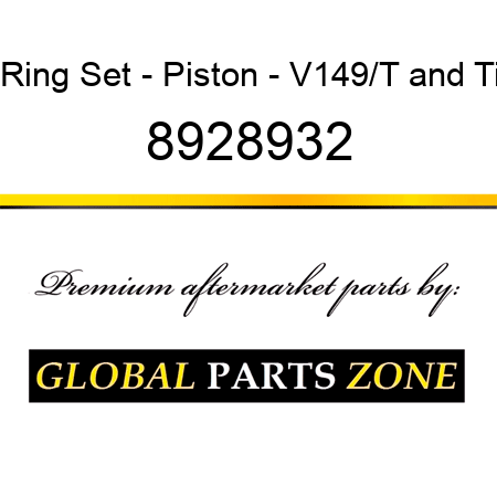 Ring Set - Piston - V149/T&Ti 8928932