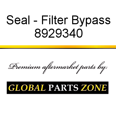 Seal - Filter Bypass 8929340