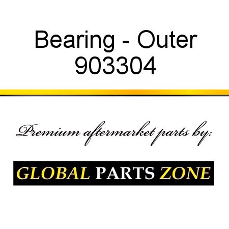 Bearing - Outer 903304