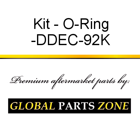 Kit - O-Ring -DDEC-92K
