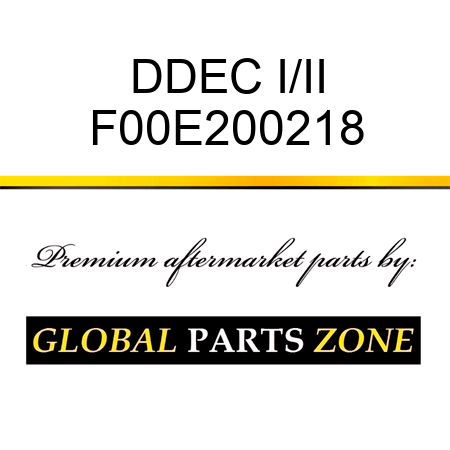DDEC I/II F00E200218
