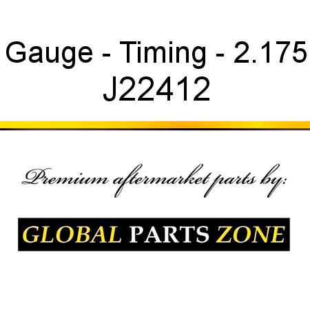 Gauge - Timing - 2.175 J22412