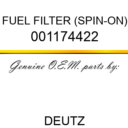FUEL FILTER (SPIN-ON) 001174422