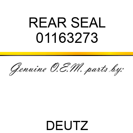 REAR SEAL 01163273