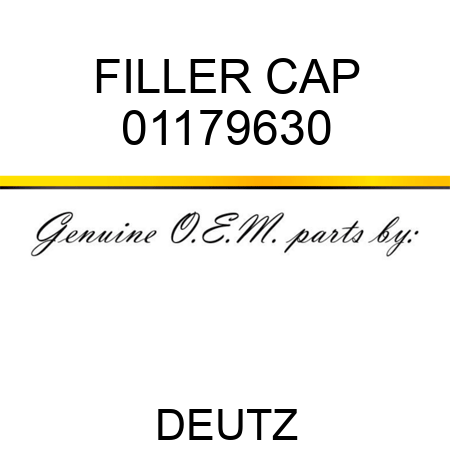 FILLER CAP 01179630