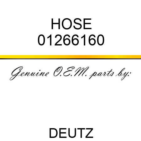 HOSE 01266160