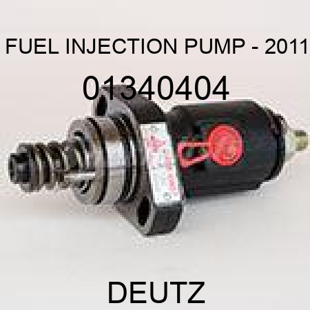 FUEL INJECTION PUMP - 2011 01340404
