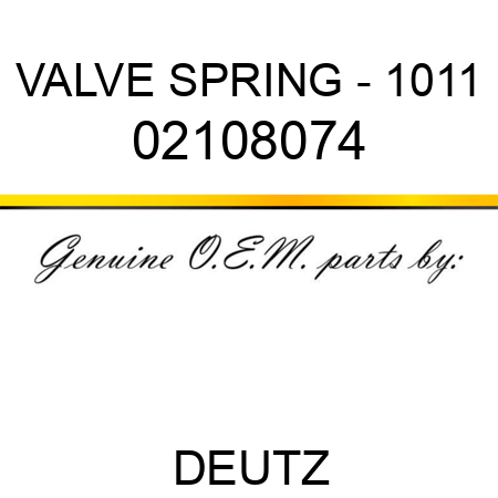 VALVE SPRING - 1011 02108074